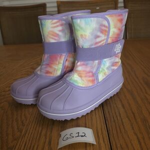 The Children's Place Purple Tie-Dye Kids Snow Boots
